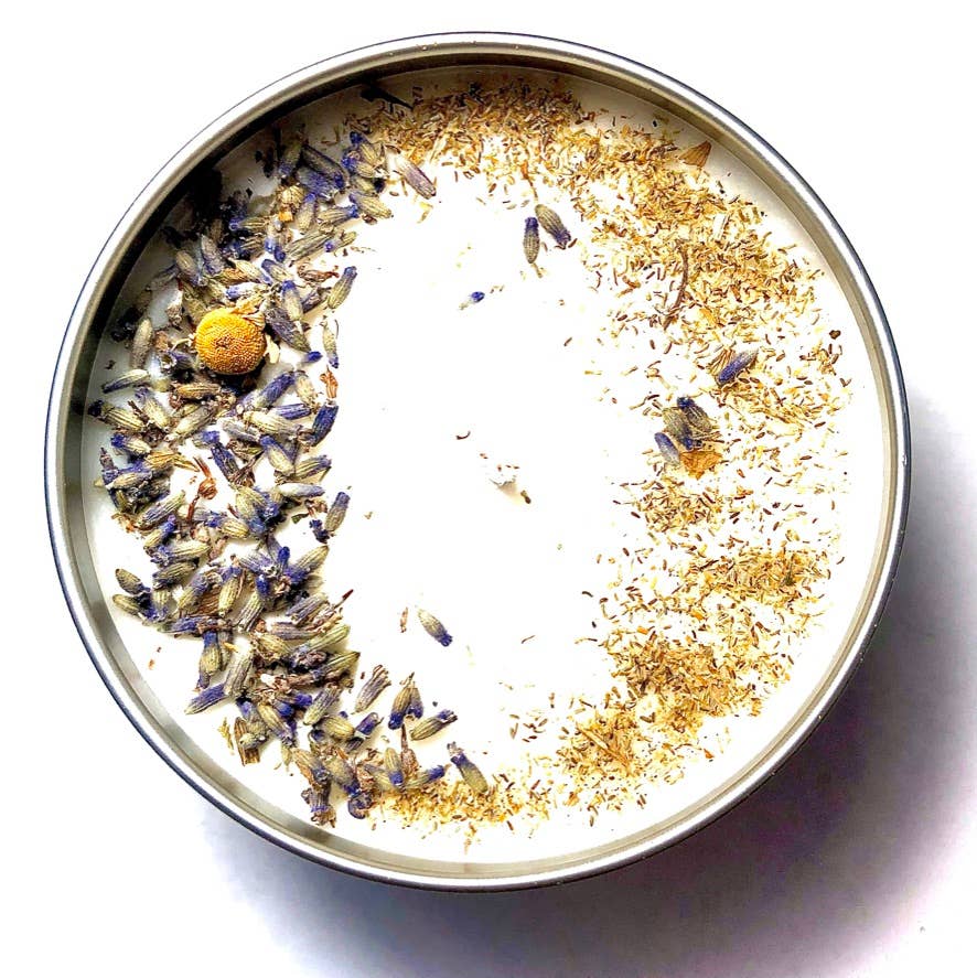 "Sweet Dreams" Lavender & Chamomile Soy Candle: 2. oz.