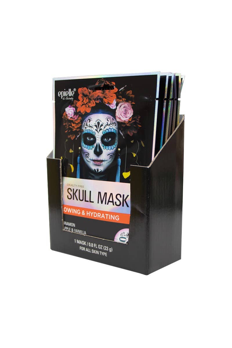 Epielle 0528 Halloween Skull Mask - 12pc