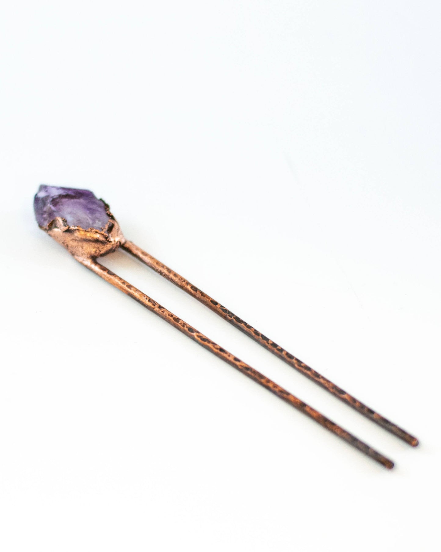 Amethyst Hair Pin