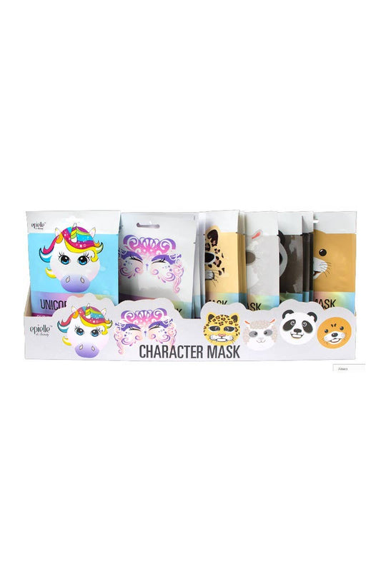 Epielle 0425 Assorted Character Mask Display - 36pc