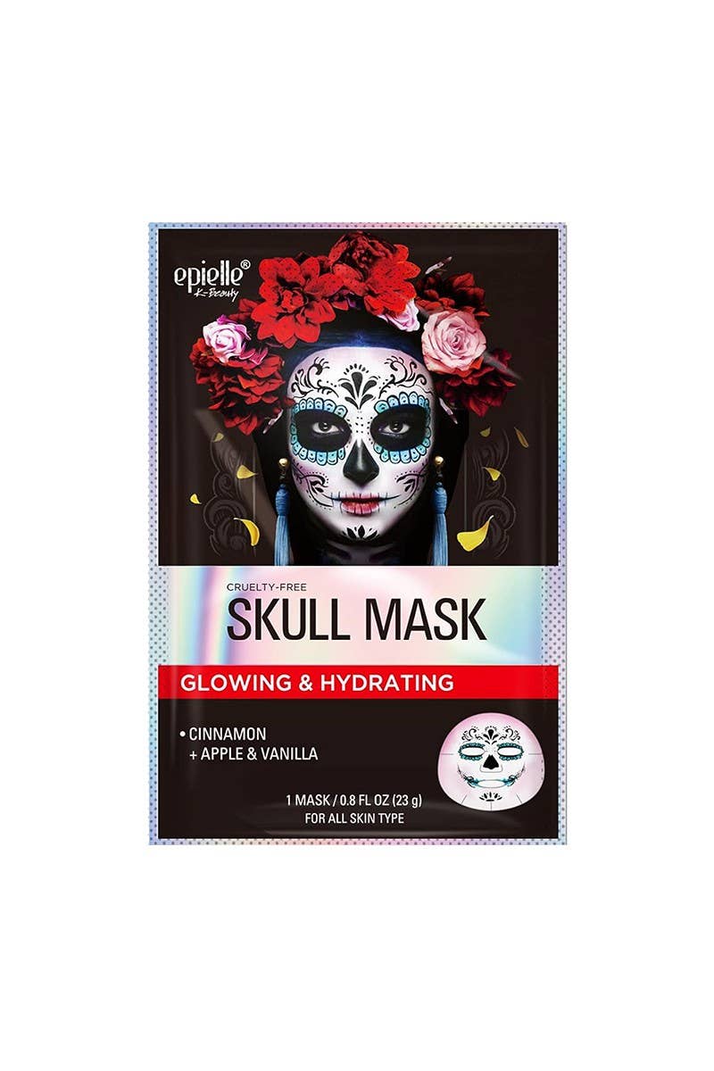 Epielle 0528 Halloween Skull Mask - 12pc