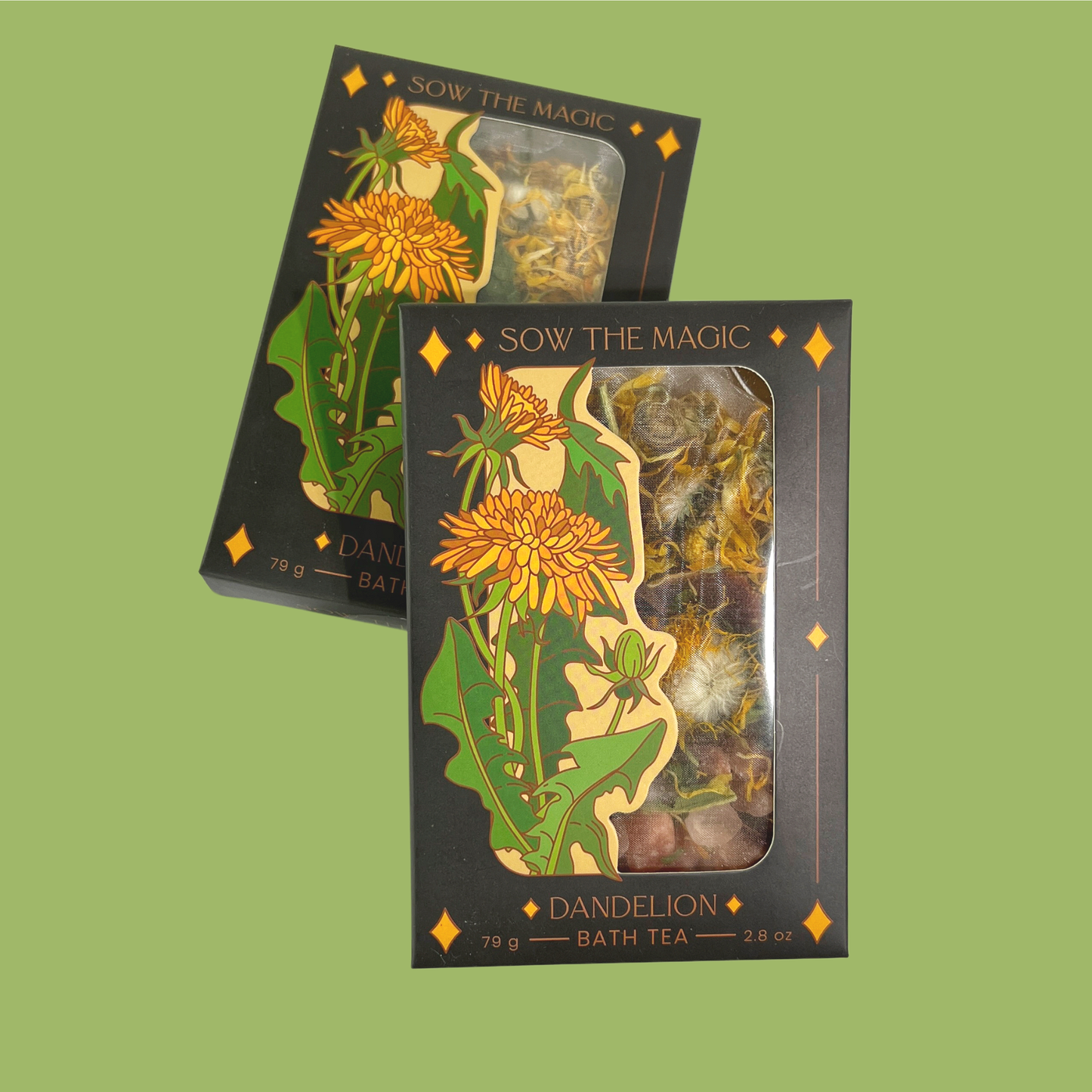 Dandelion Tarot Botanical Bath Tea Box