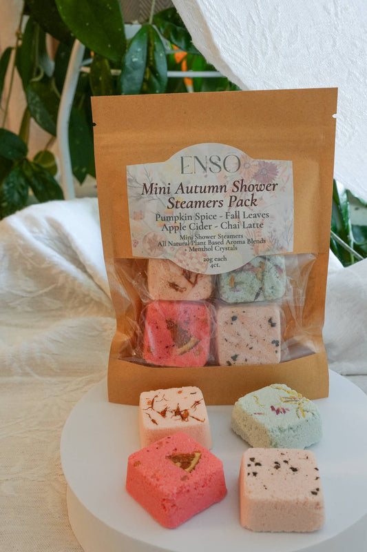 Fall Shower Steamers - Autumn Mini Pack Menthol Concentrated